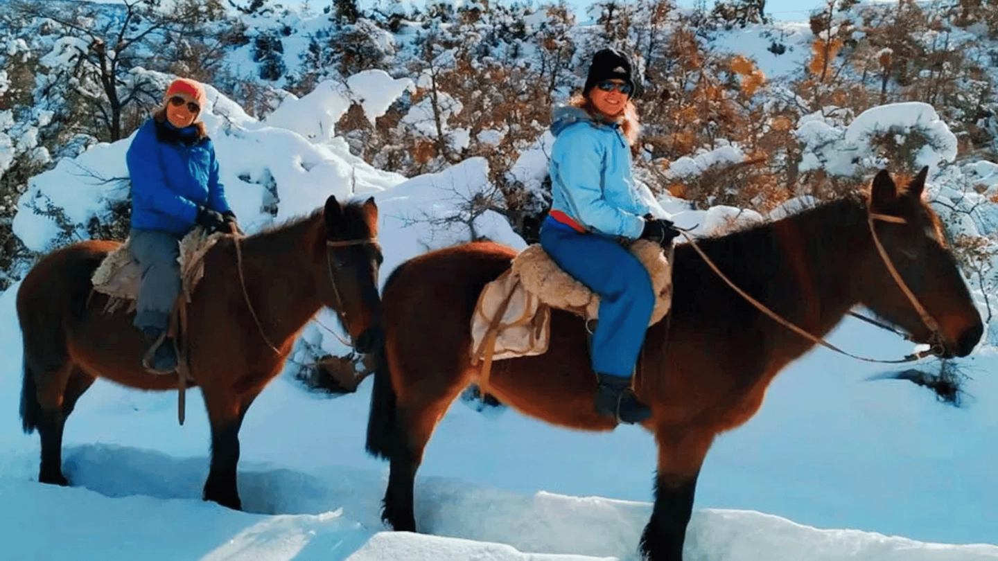 Cabalgata de 3 hs. en Chacra los Alamos en Esquel