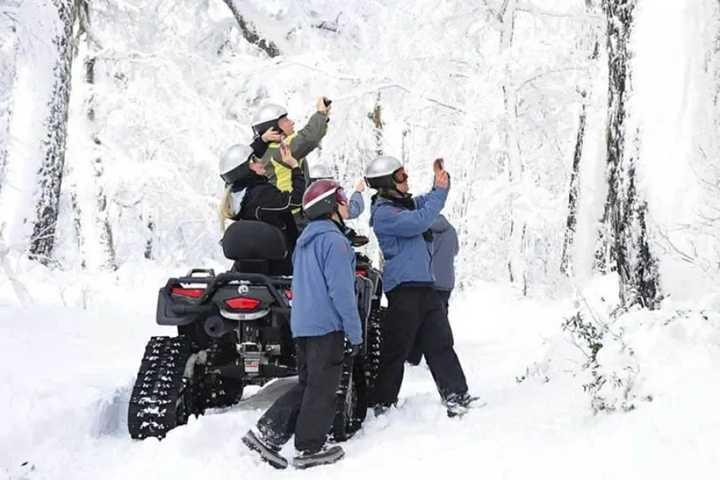 Paseo Guiado en Cuatriciclo con Oruga en Bariloche