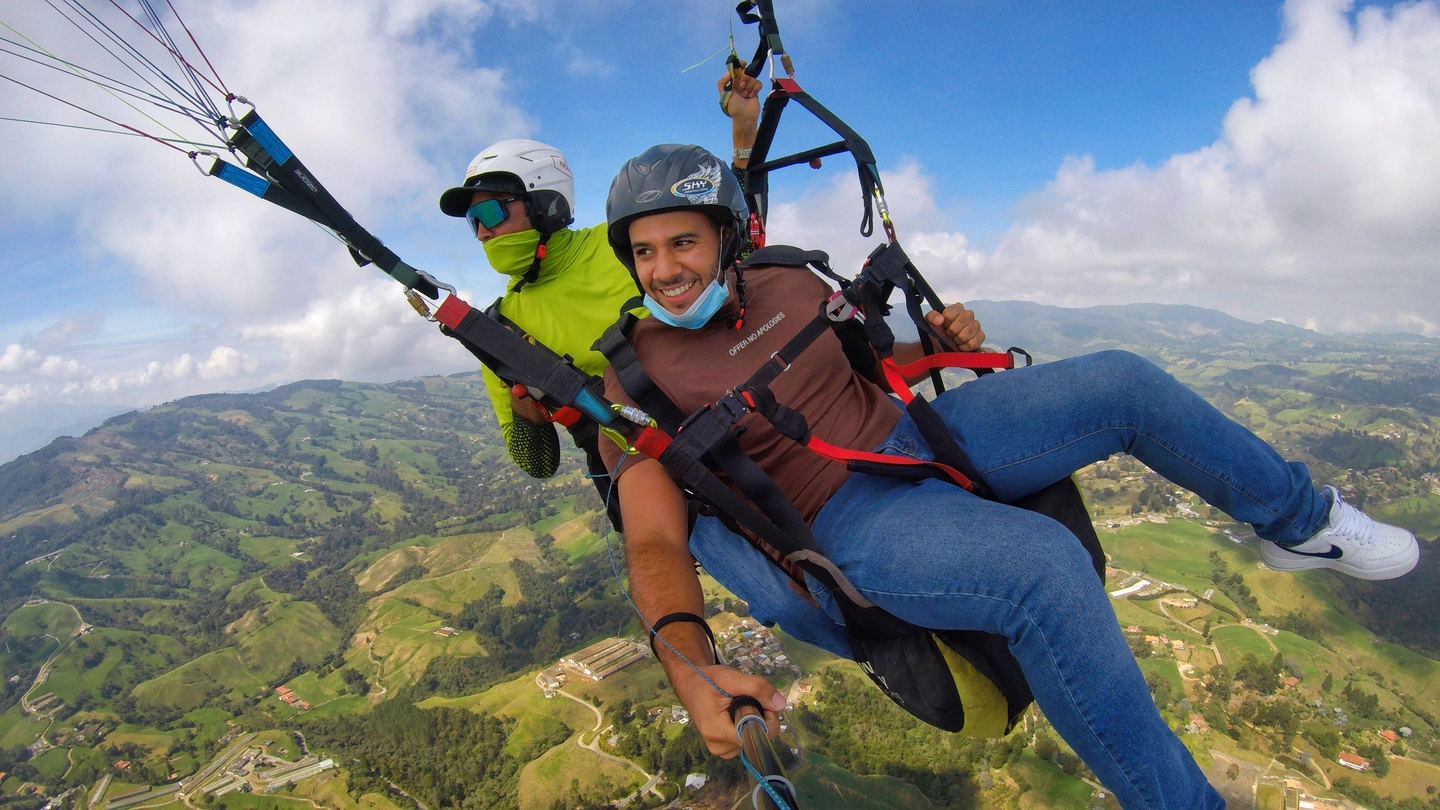 Parapente en Medellín 20 minutos