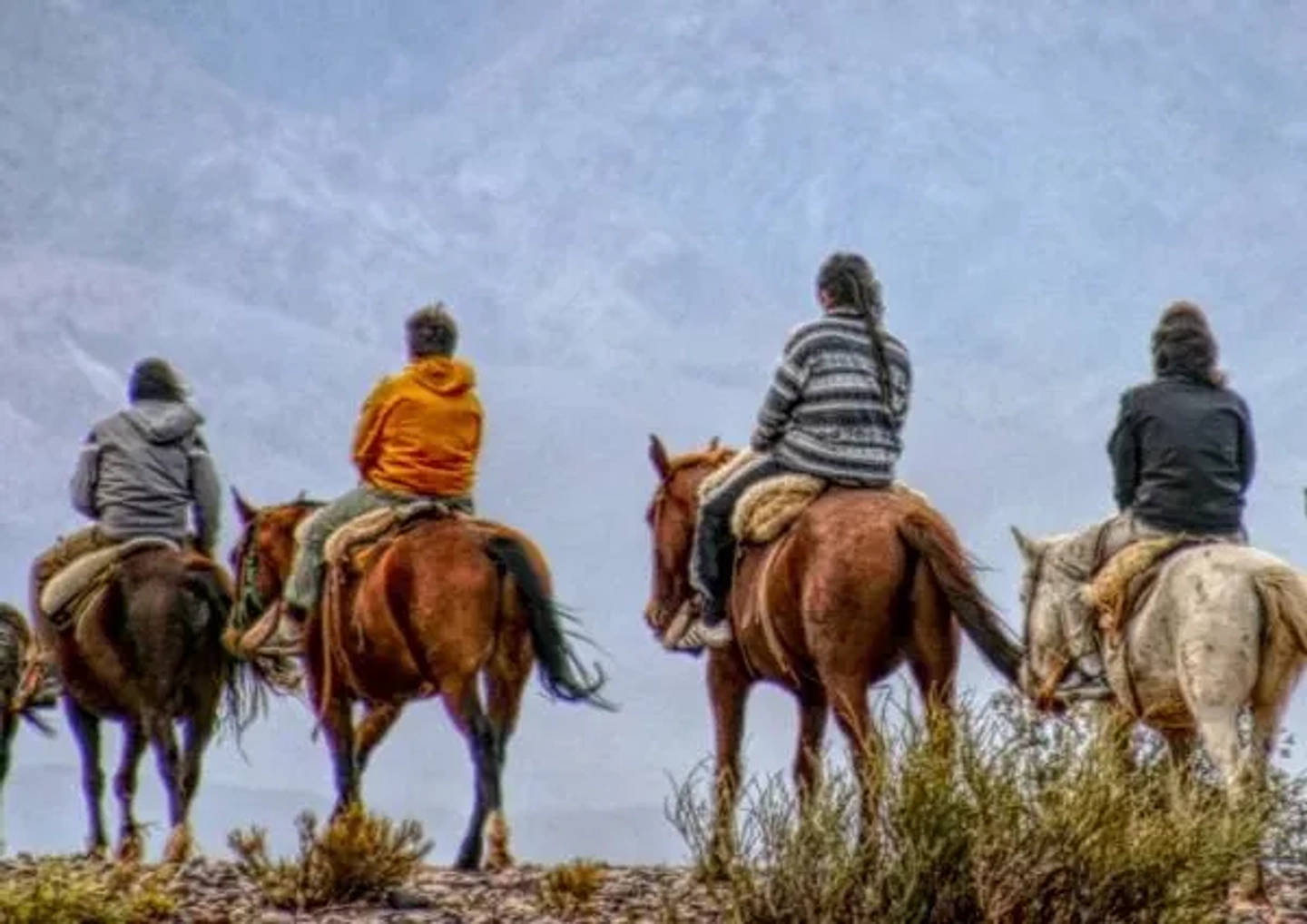 Cabalgata 8km en Uspallata