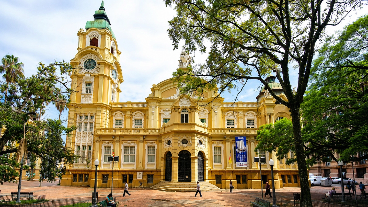 Visita guiada pelo centro histórico de Porto Alegre
