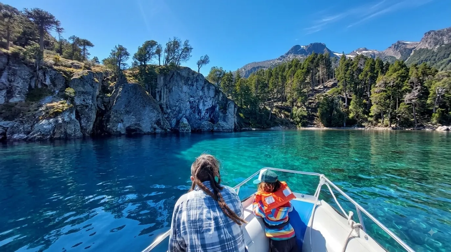 Navegación Bosque Sumergido: Magia en el Lago Traful