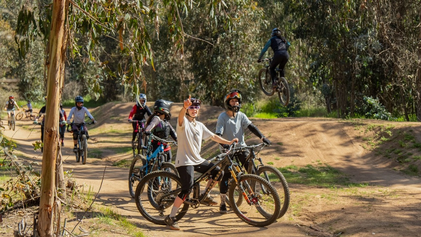 Entrada Mountain Bike en Parque Las Palmas