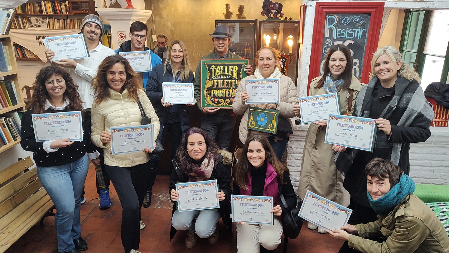 Experiencia de Fileteado Porteño en San Telmo