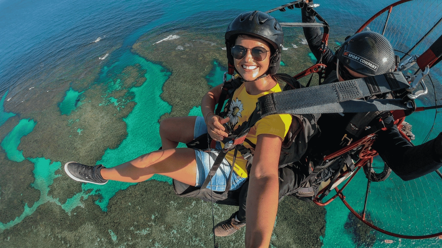 Voo de paramotor