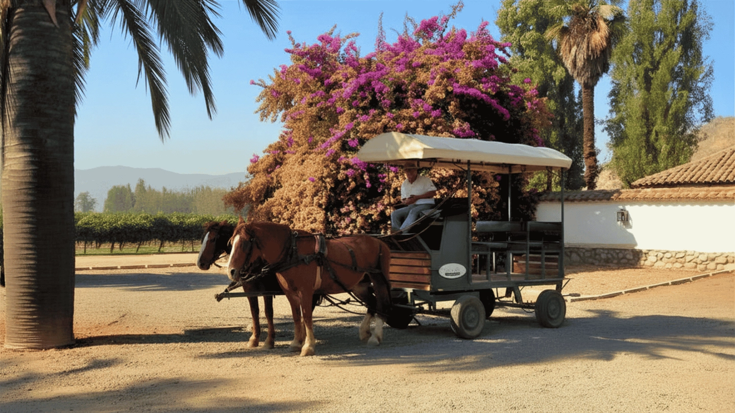 Paseo en Carruaje Viña Santa Rita