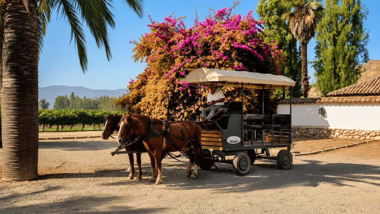 Paseo en Carruaje Viña Santa Rita