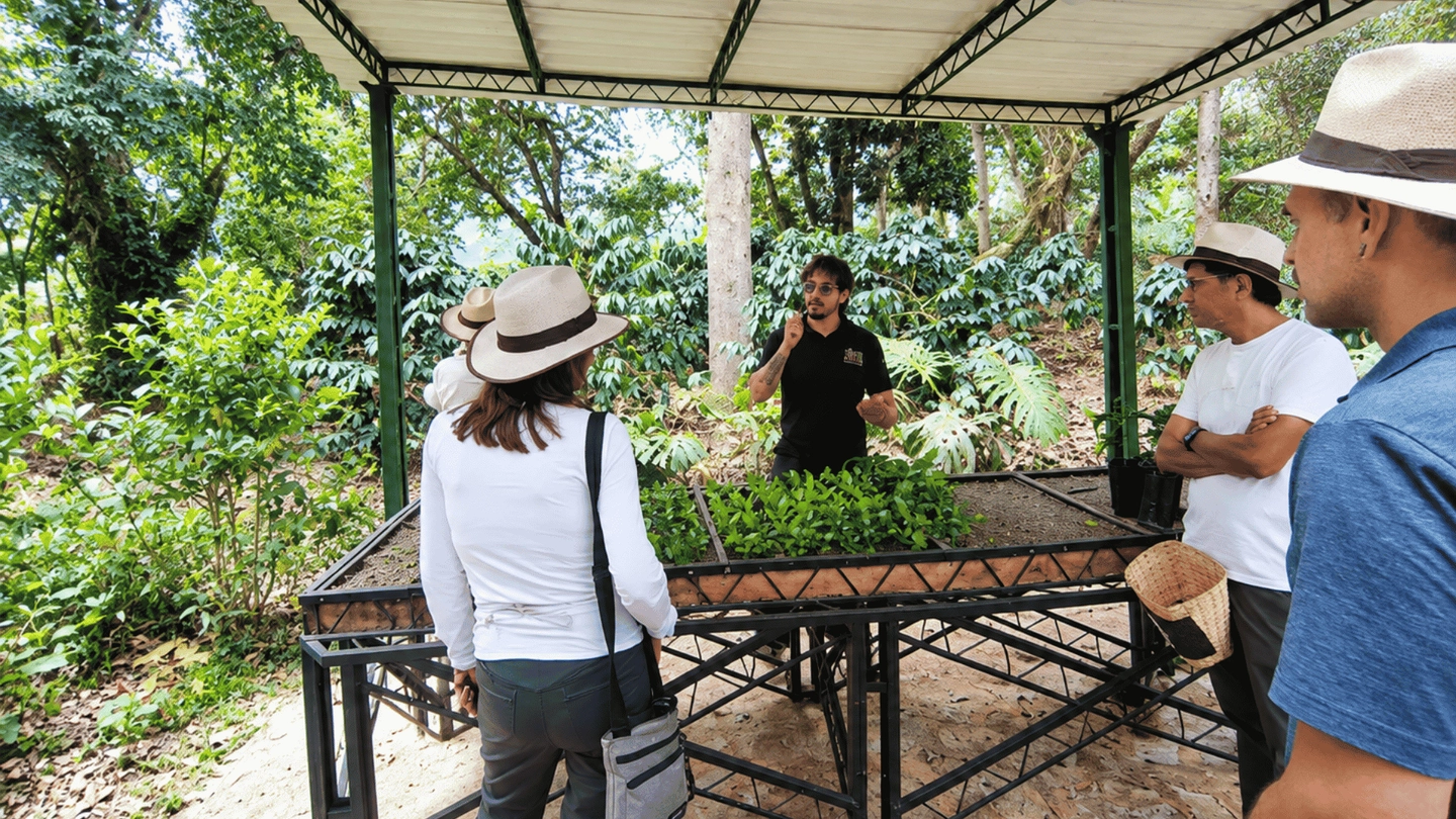 Finca de café con experencia de café y ron en un día