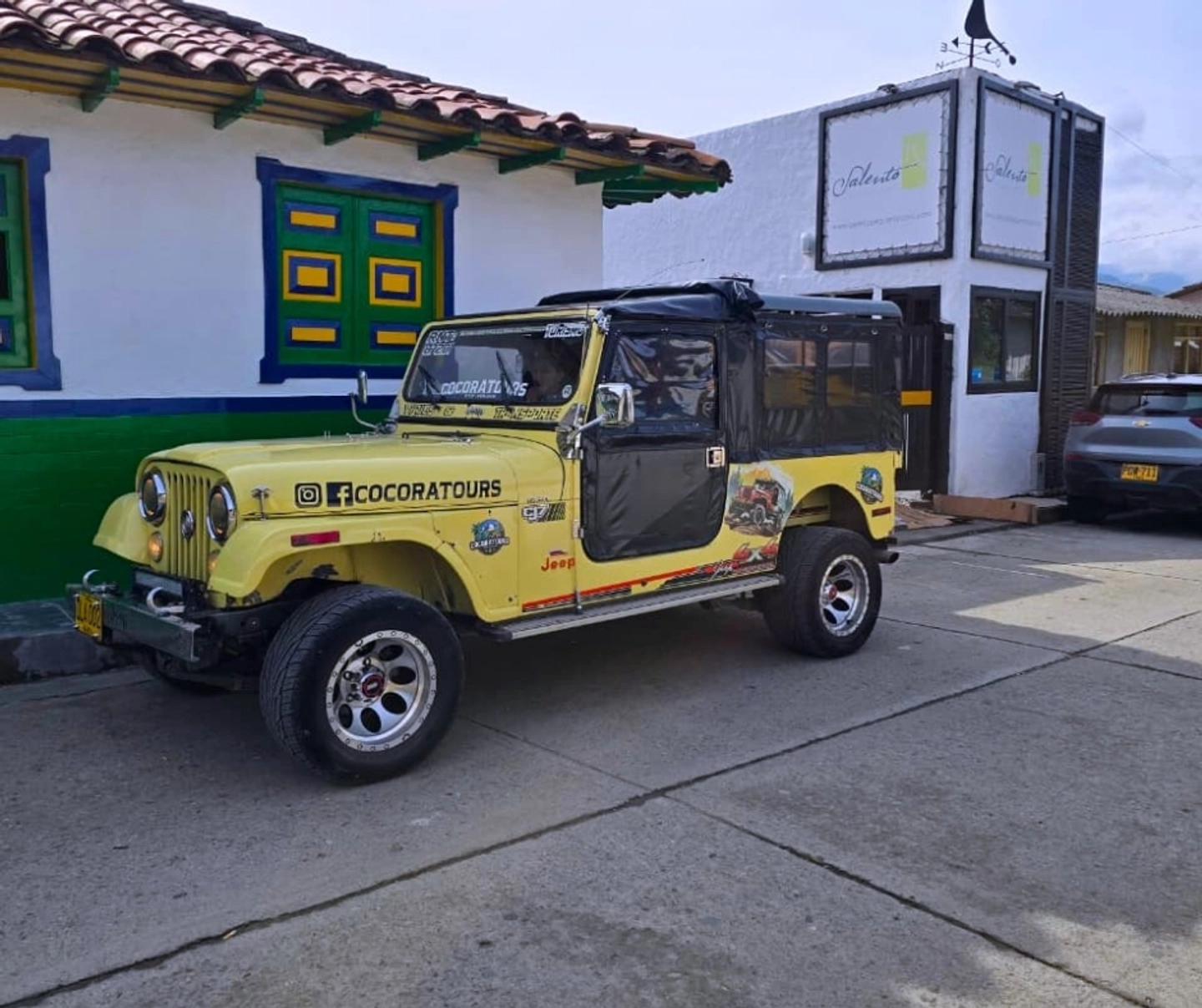 Transporte y entrada valle de cocora