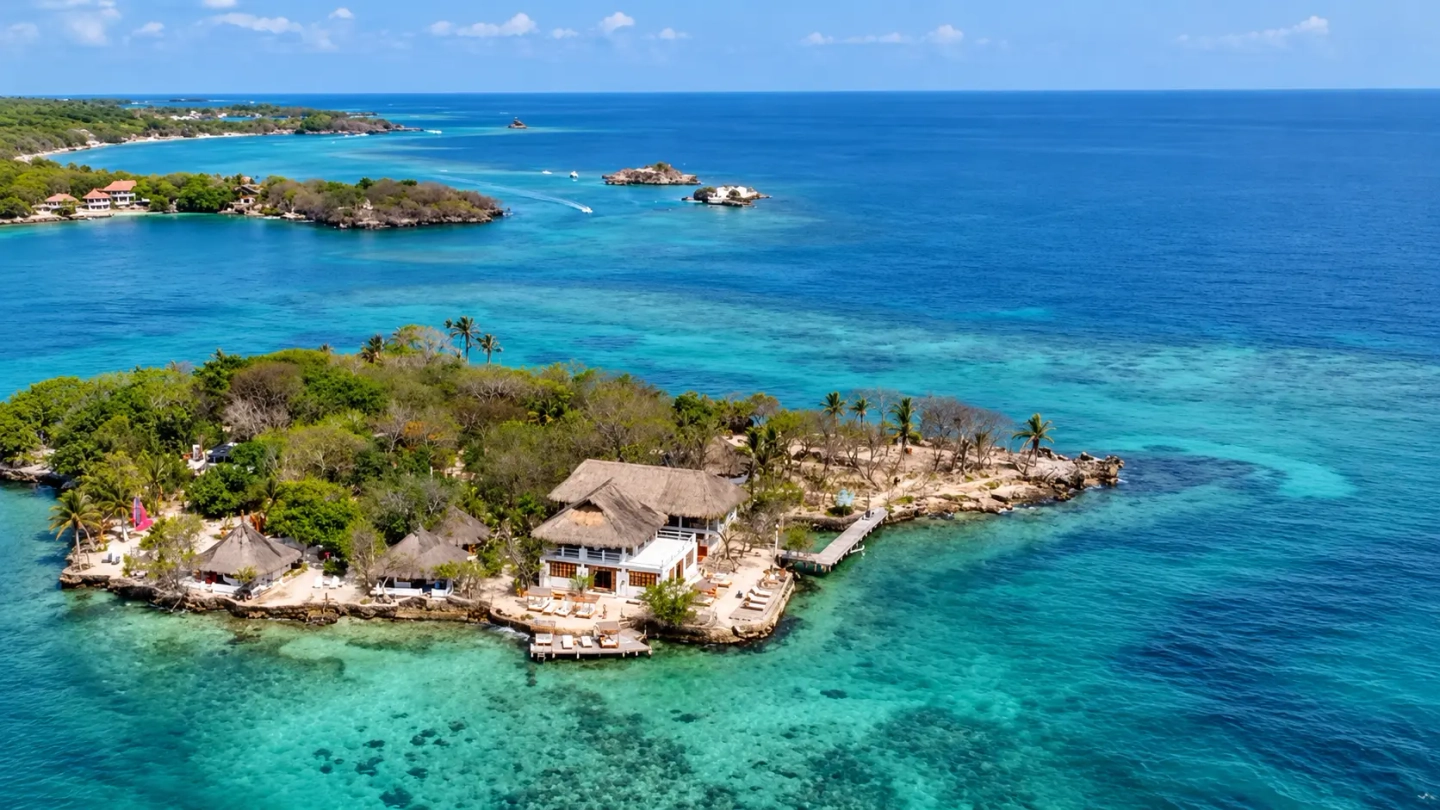 Cartagena: Experiencia culinaria de 4 platos a bordo de un catamarán
