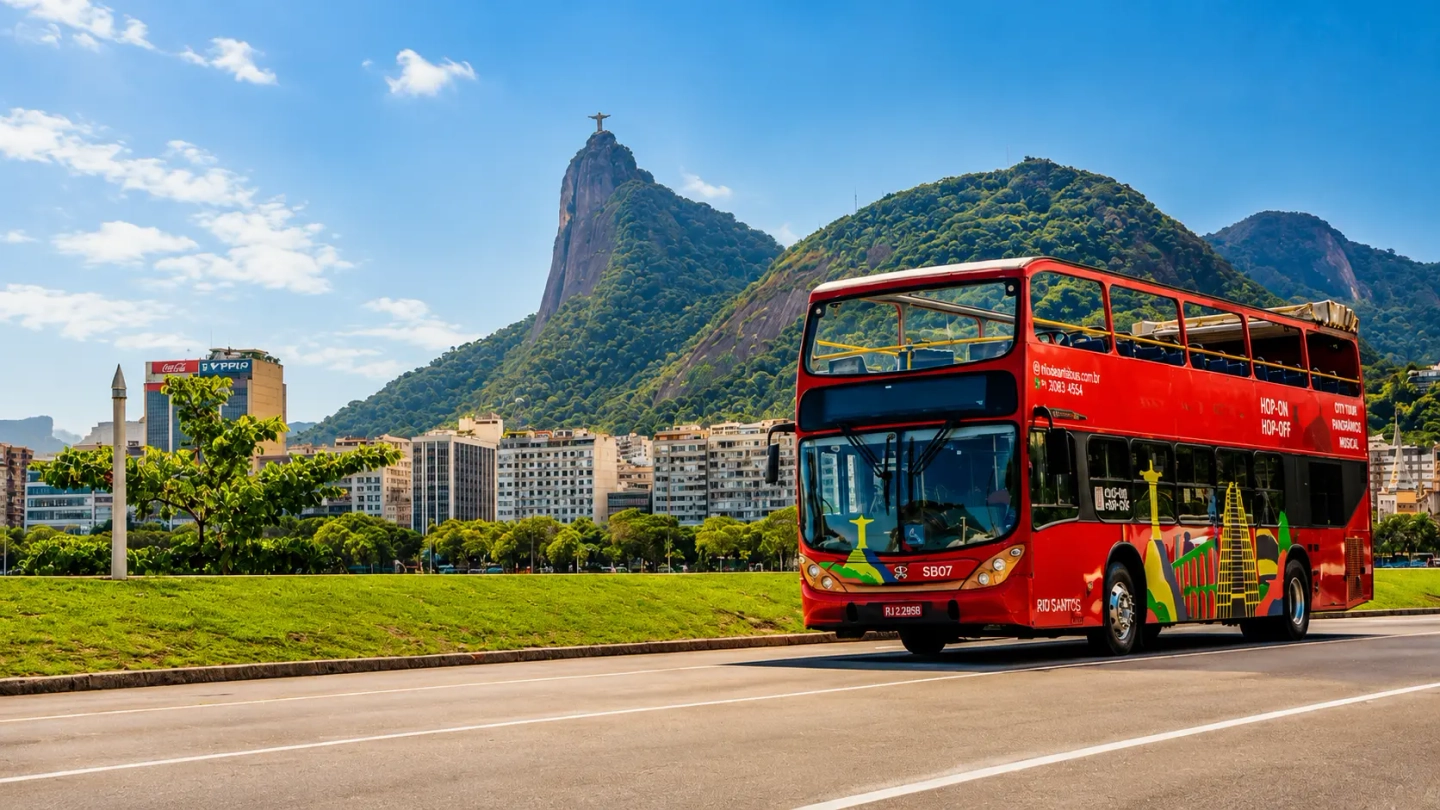 City Tour Panorâmico Hop-On Hop-Off - Rio Samba Bus