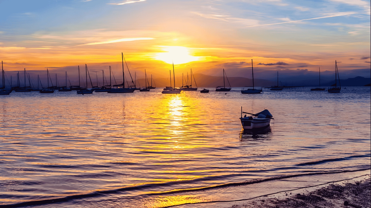 EL MEJOR ATARDECEDER DE LA ISLA DE LA MAGIA