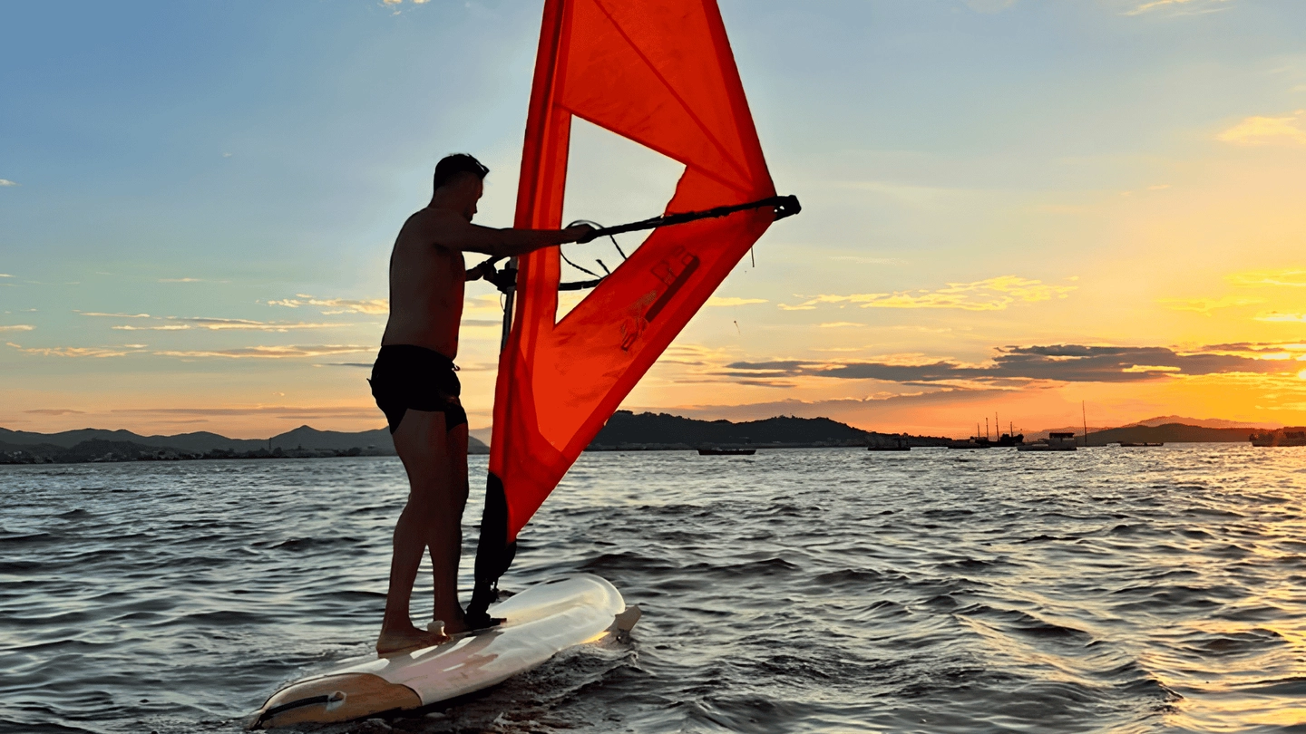 Aula de Windsurf en Florianópolis