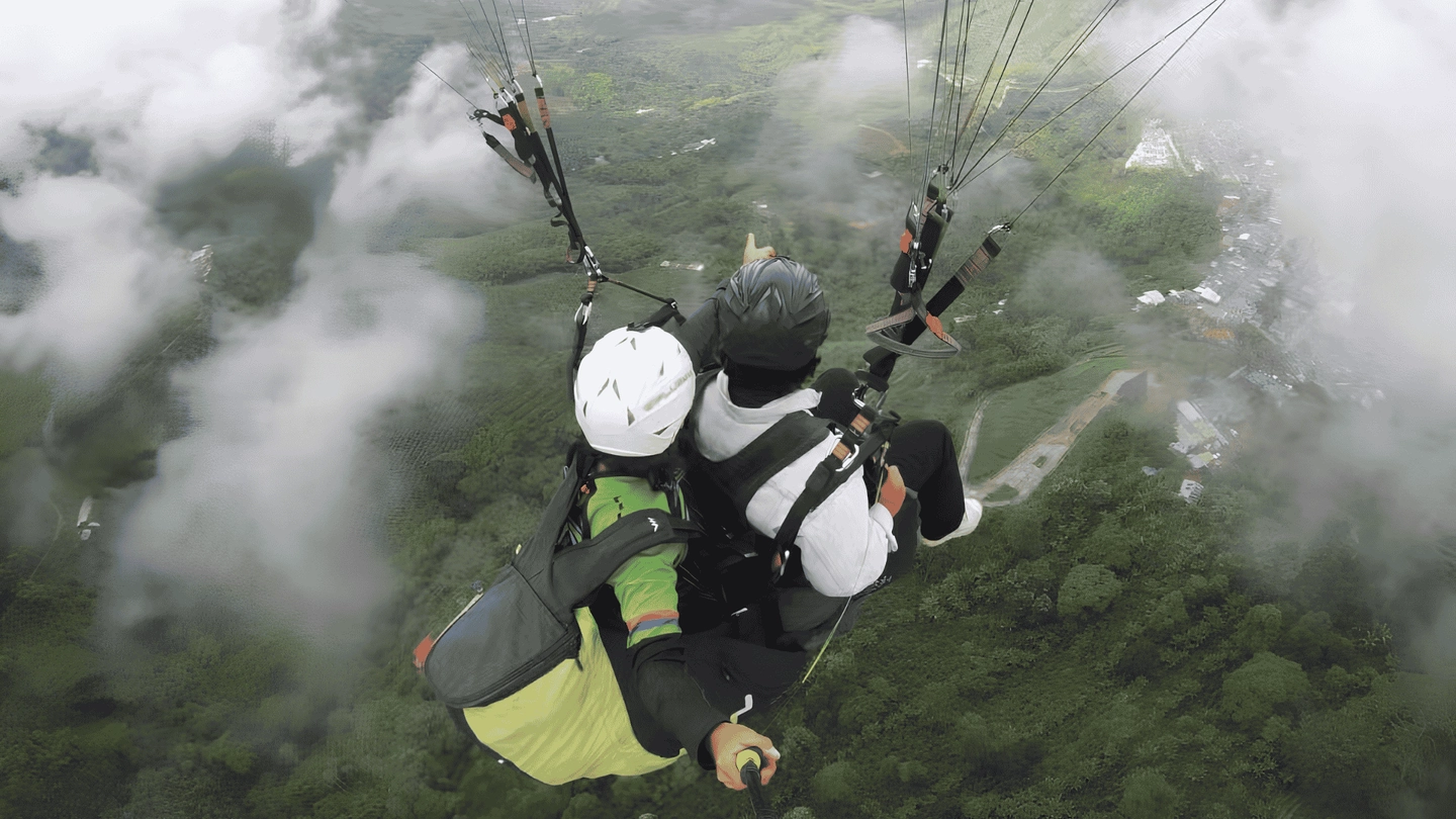 Vuelo en parapente