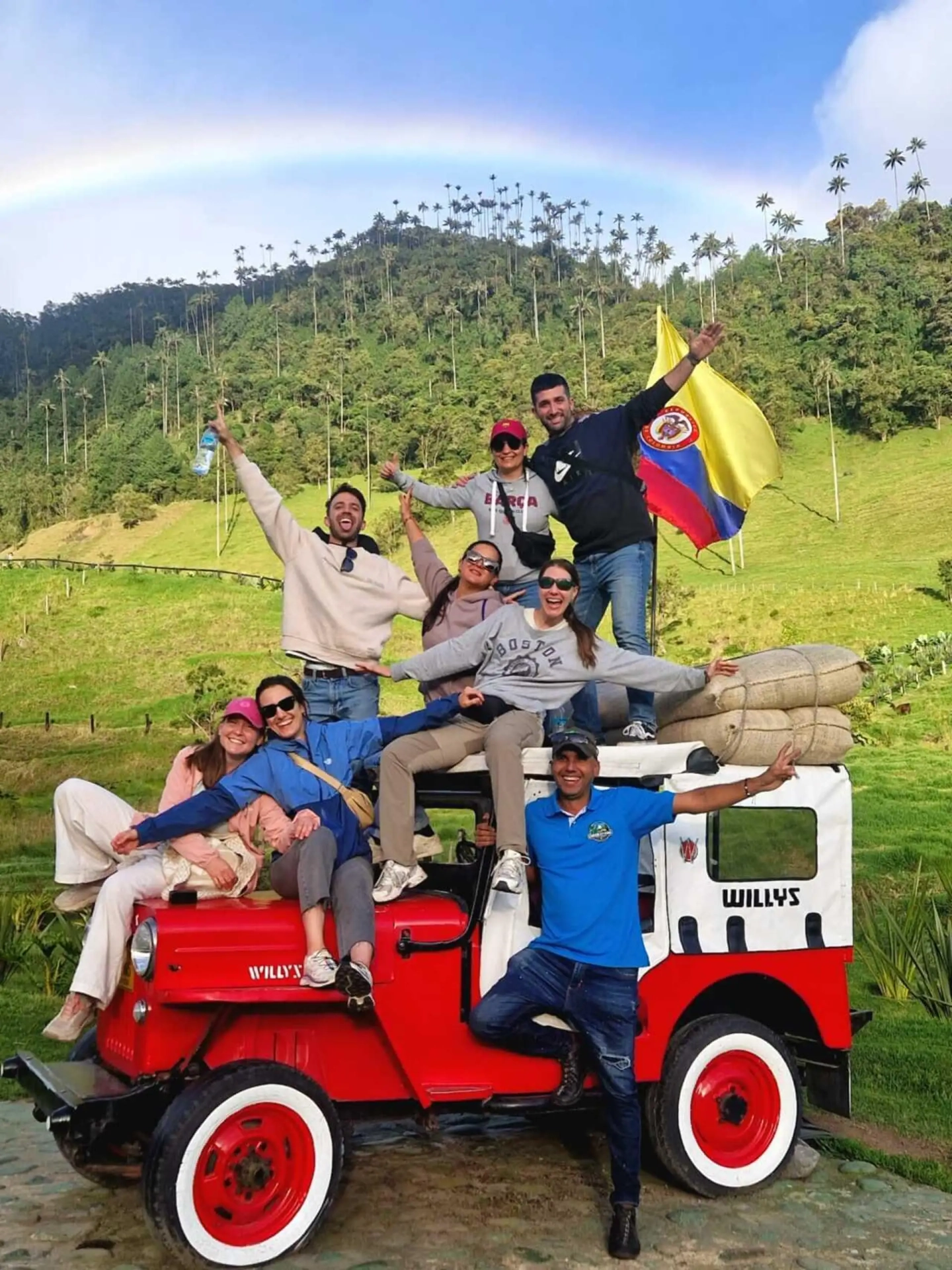 Short hike and great waterfall in the Cocora Valley
