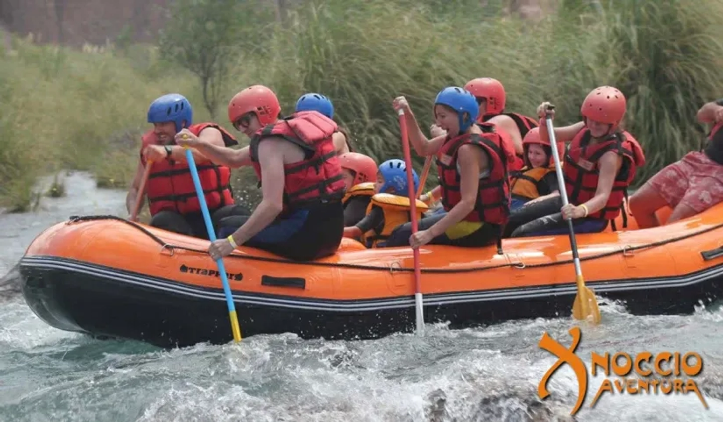 Rafting Familiar + Tirolesa y Termas de Cacheuta