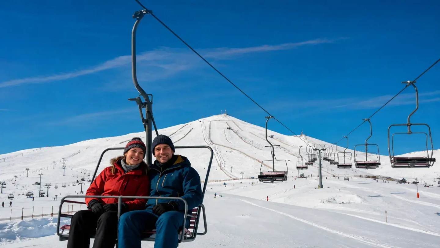 Paseo en silla panorámica en El Colorado con chocolate caliente