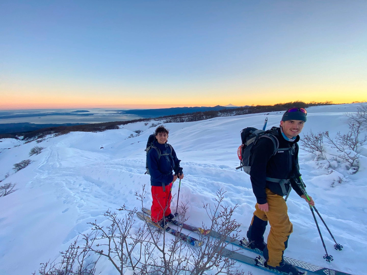 Ski randonnée en el Volcán Villarrica desde Pucón