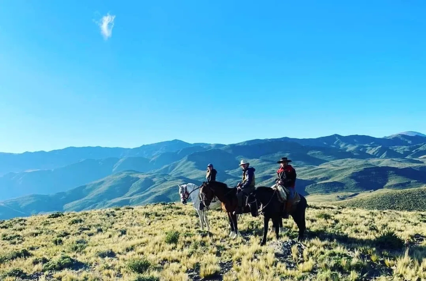 Cabalgata Criolla a la Mañana con Asado en Mendoza
