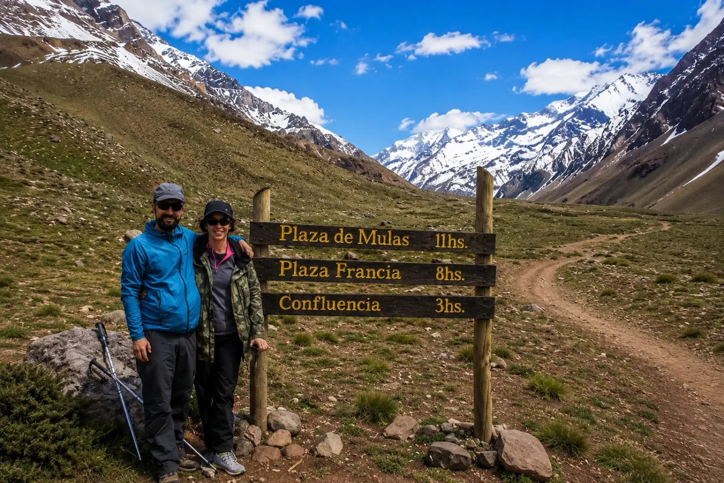 Trekking Medio Aconcagua hasta 3400m Día Completo