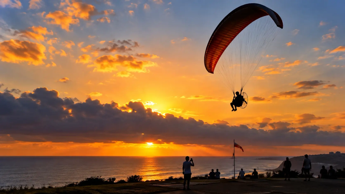 Parapente Vuela Sobre La Costa Verde (Miraflores/Barranco) + Videos Incluidos + Instrucción Español/Inglés