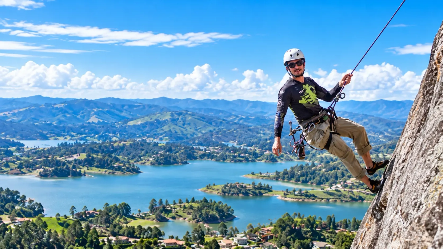 Escalada al Peñón de Guatapé