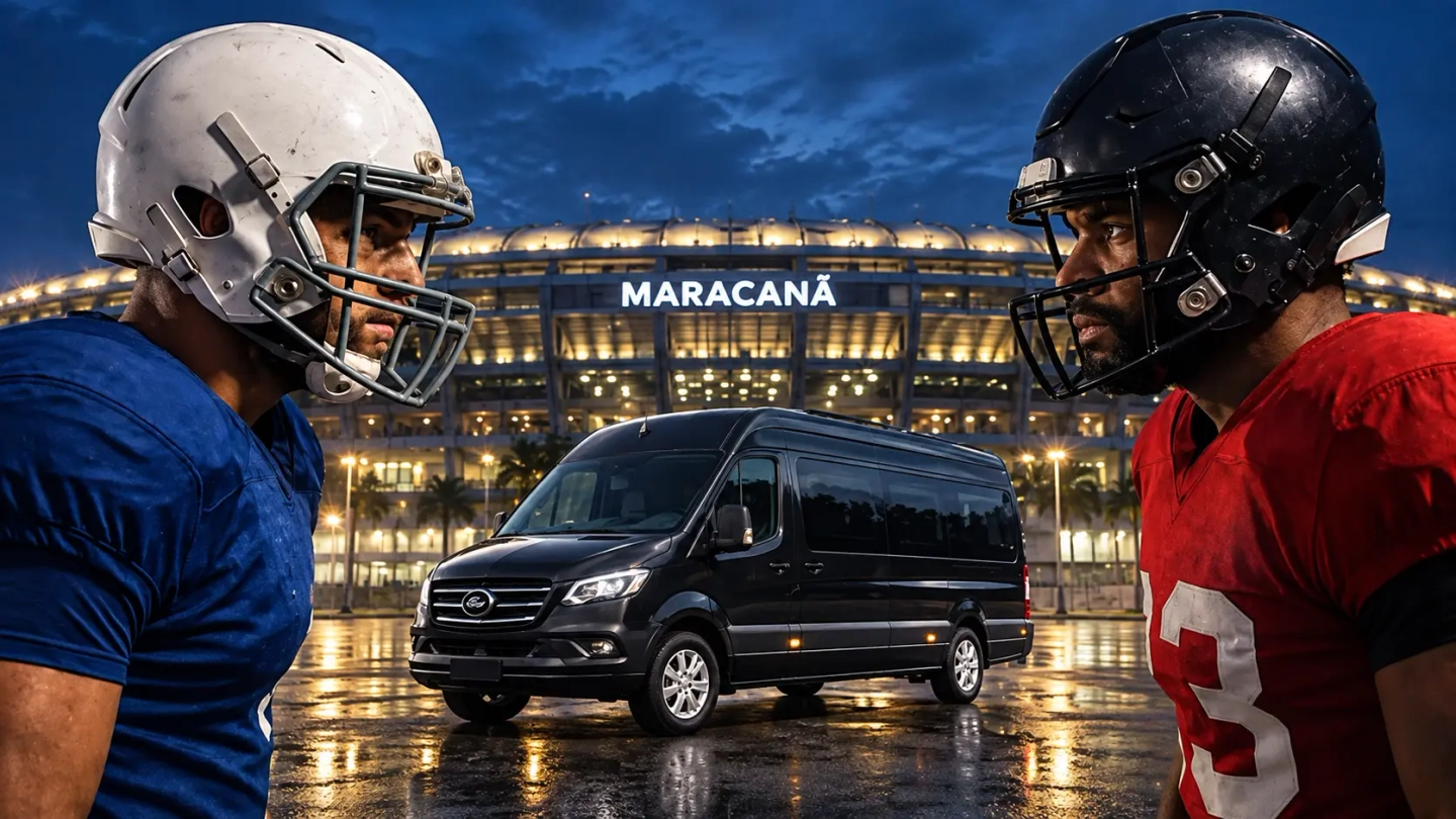 Transport to NFL Stadium in Rio Round Trip and Local Guide