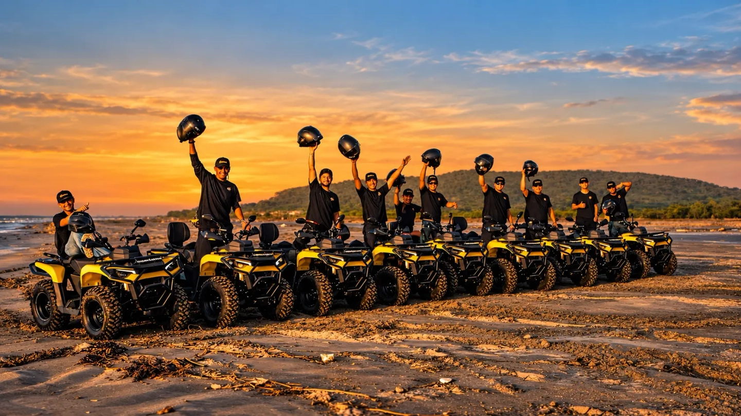 Recorrido en Quad por la playa de Cartagena