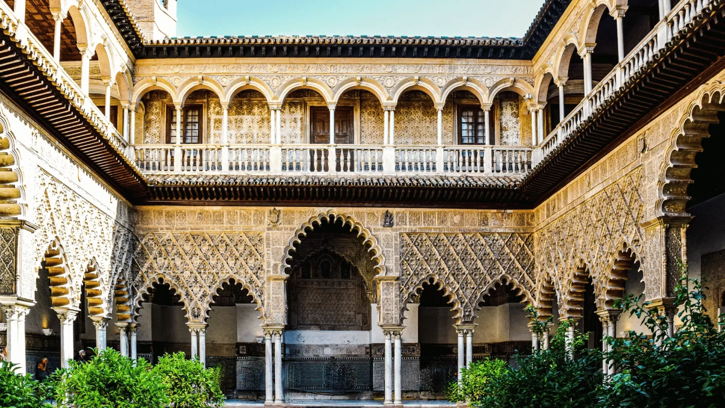 Interior visit of the Real Alcázar of Seville