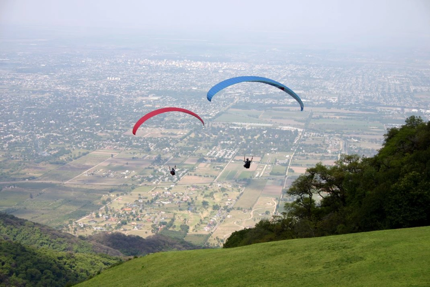 Vuelo en Parapente en Loma Bola en Tucumán