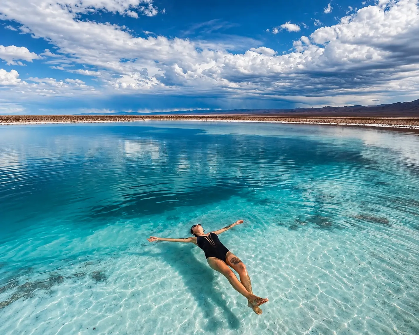 Lagunas Escondidas de Baltinache en San Pedro de Atacama