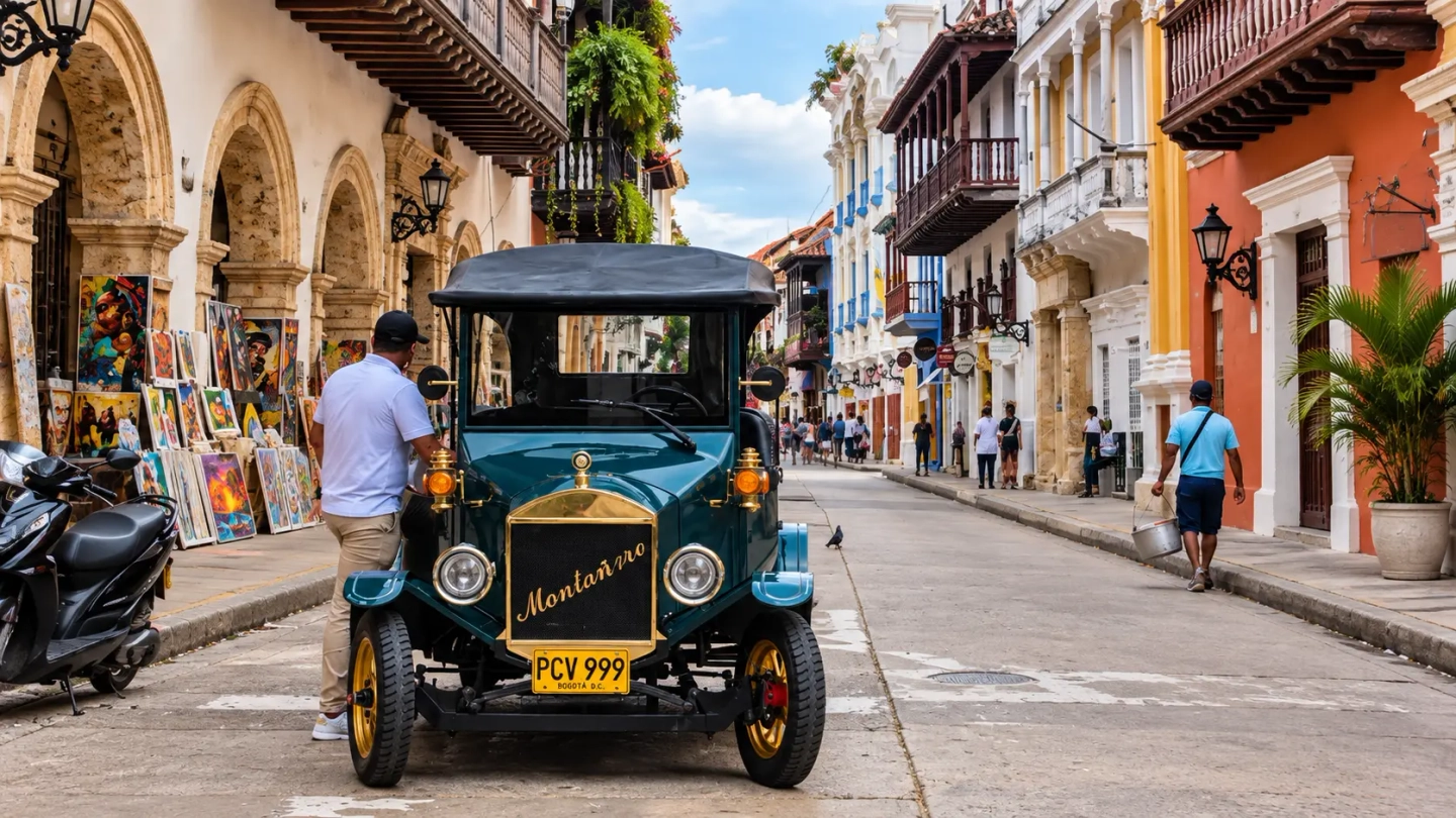 City Tour en Coche Eléctrico Clásico por Cartagena