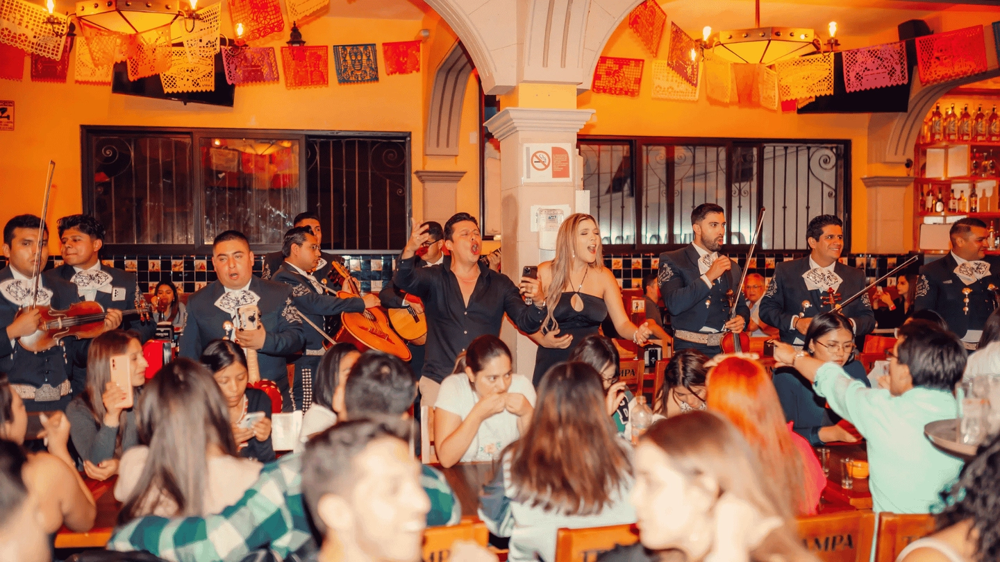 Tour nocturno Premium: Mariachis, Show Garibaldi y tacos