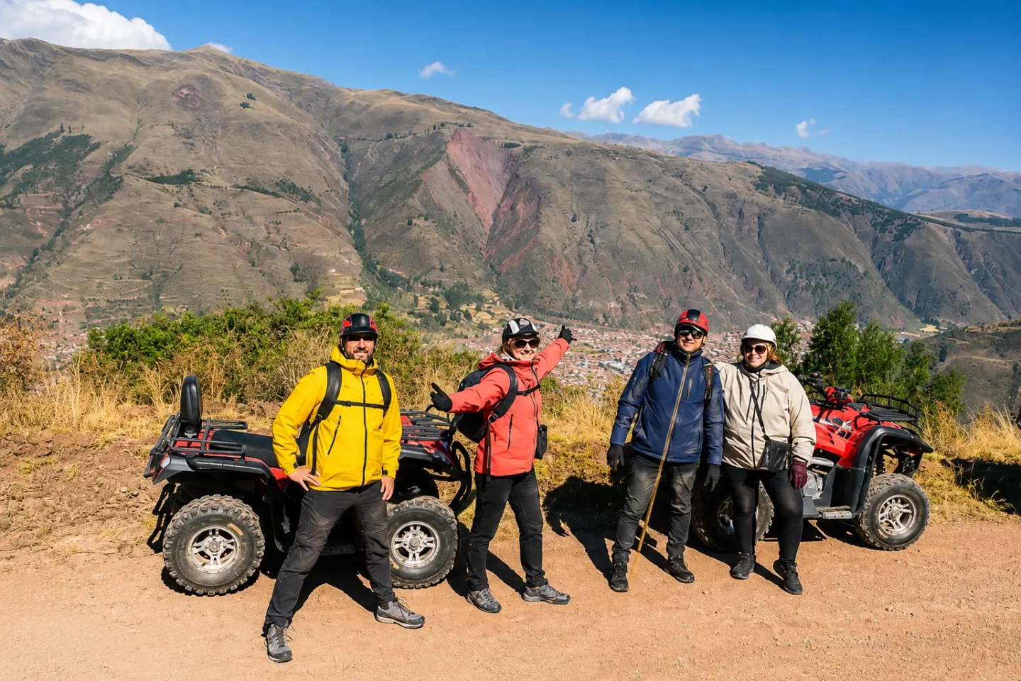 TOUR CUATRIMOTOS CUSCO TIPON Y PURAKA ALTO GRUPAL